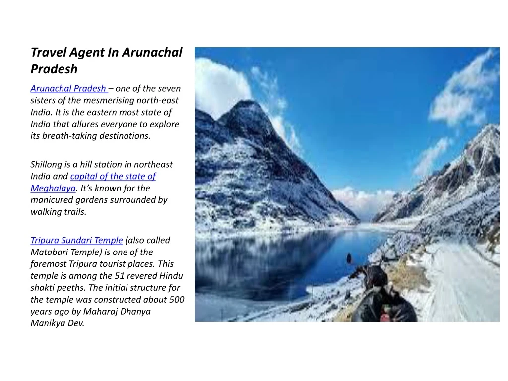 travel agent in arunachal pradesh