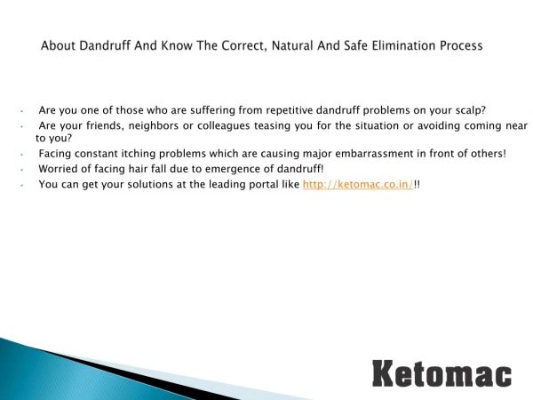 About Dandruff And Know The Correct, Natural And Safe Elimination Process