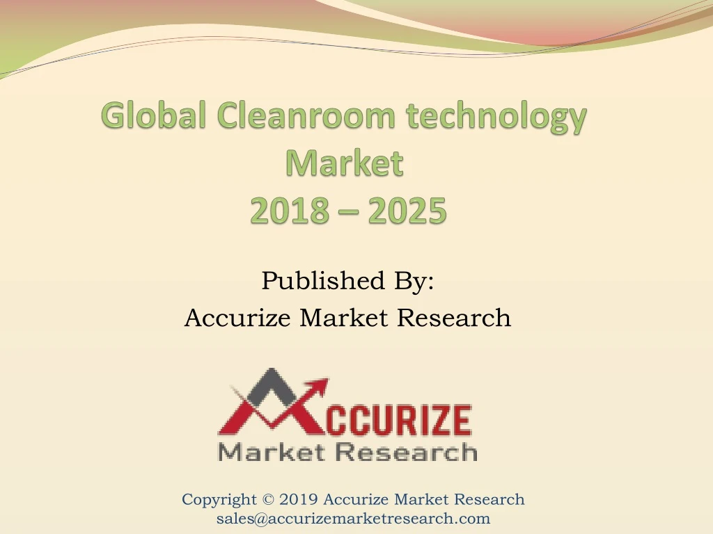 global cleanroom technology market 2018 2025