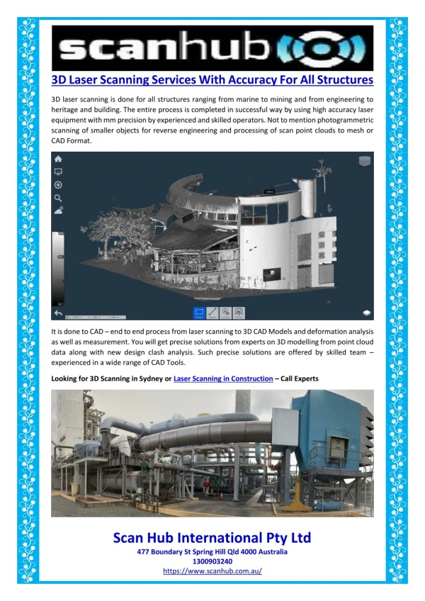 3D Laser Scanning Services With Accuracy For All Structures