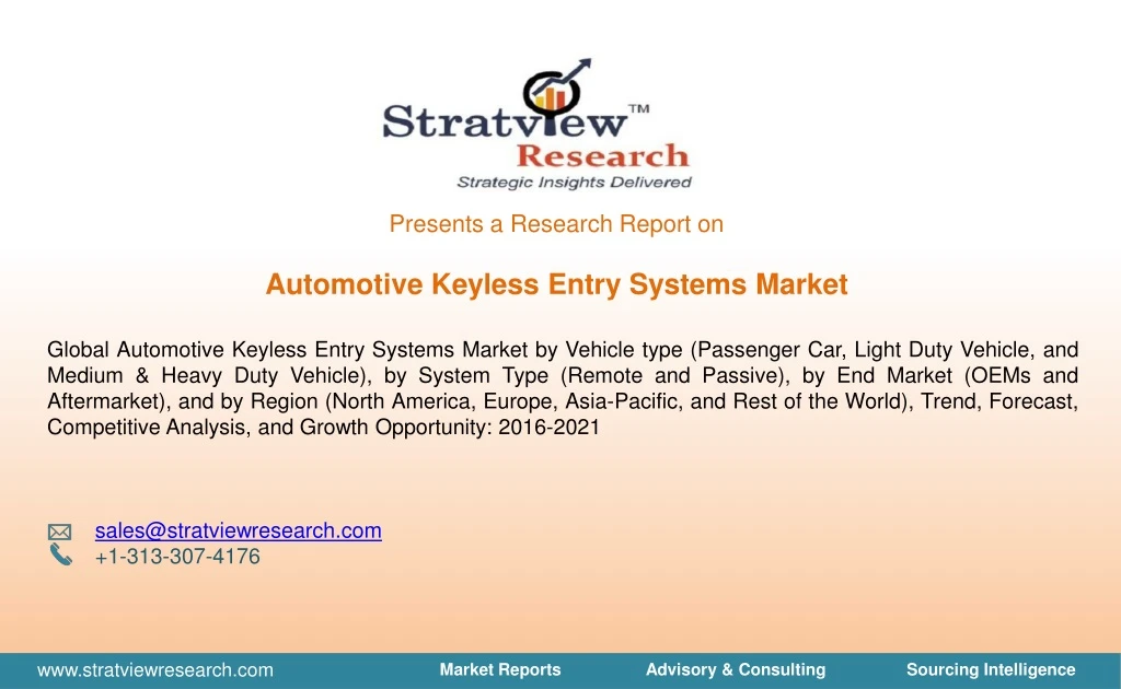 presents a research report on automotive keyless