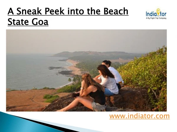 A Sneak Peek into the Beach State:Goa