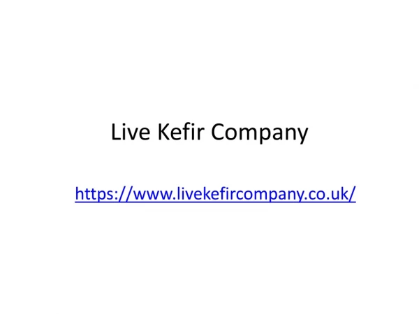 Live Kefir Company