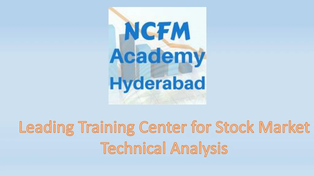 leading training center for stock market