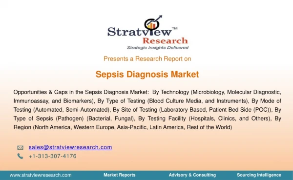 Sepsis Diagnostics Market | Trends & Forecast | 2018-2025