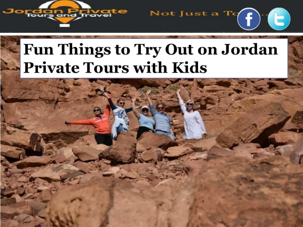 Fun Things to Try Out on Jordan Private Tours with Kids
