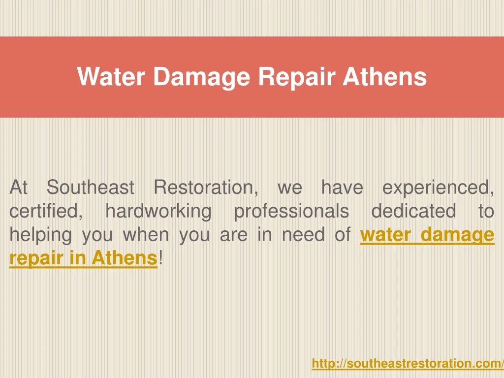 water damage repair athens