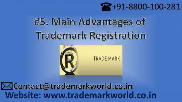 5 Main Advantages of Trademark Registration!