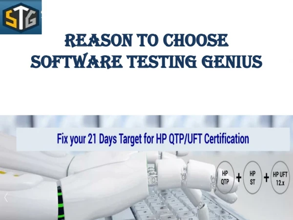 Reason To Choose Software Testing Genius