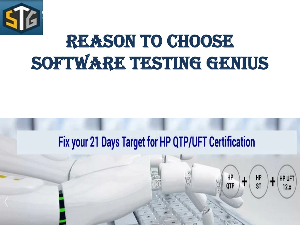 reason to choose software testing genius