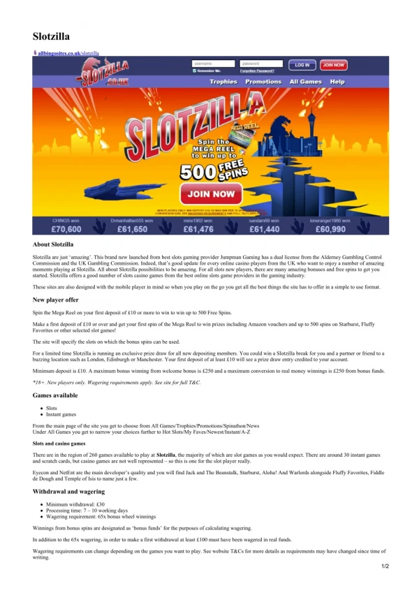 slotzilla