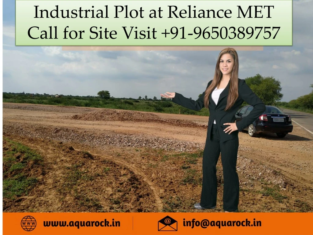 industrial plot at reliance met call for site