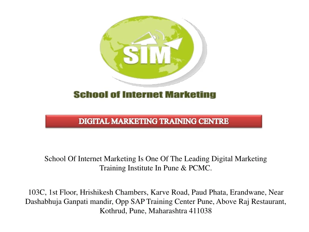 digital marketing training centre