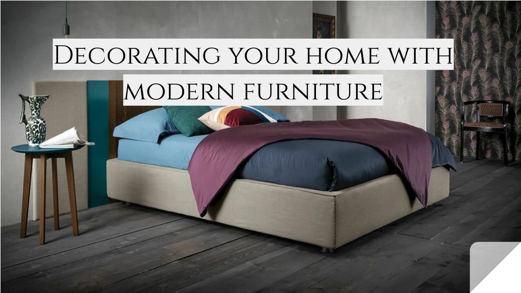 decorating your home with modern furniture