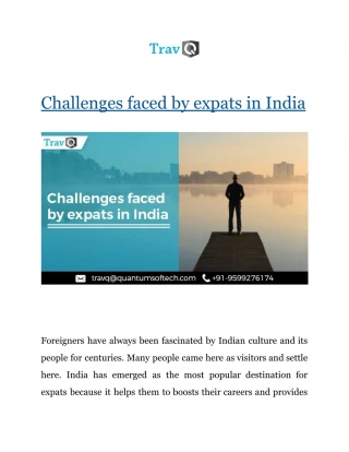 Challenges faced by expats in India - slide 1