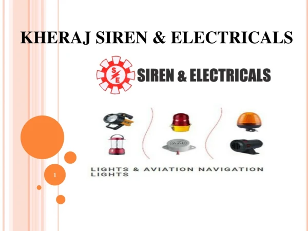 Siren Suppliers In Chennai