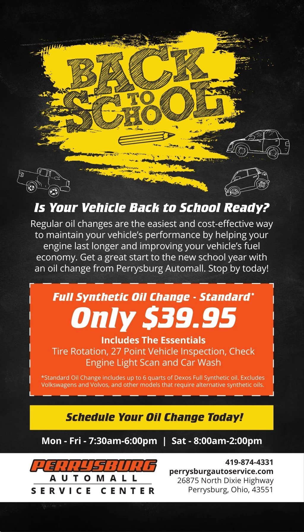 is your vehicle back to school ready regular