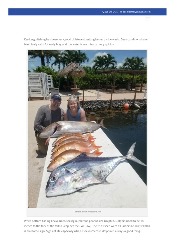 Key Largo reef fishing charter