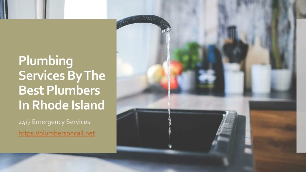 plumbing services by the best plumbers in rhode island