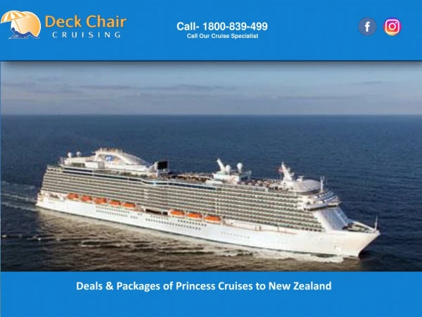 Deals & Packages of Princess Cruises to New Zealand