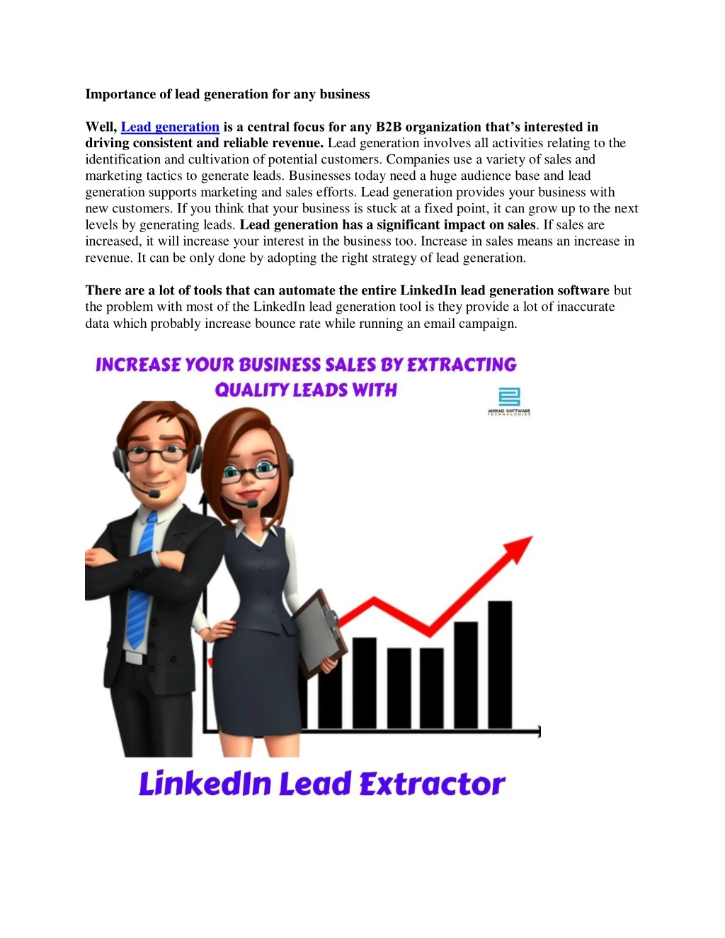 importance of lead generation for any business