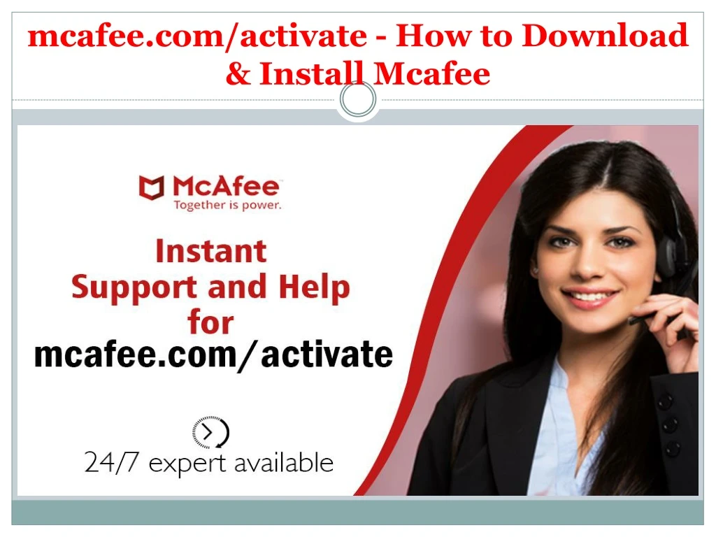 mcafee com activate how to download install mcafee