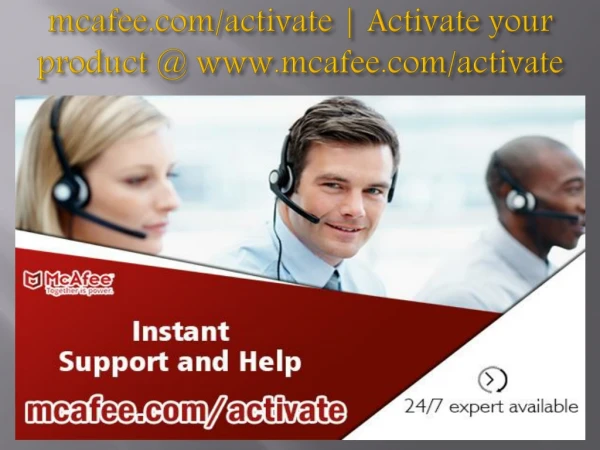 mcafee.com/activate | Activate your product @ www.mcafee.com/activate