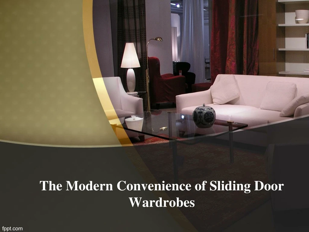 the modern convenience of sliding door wardrobes