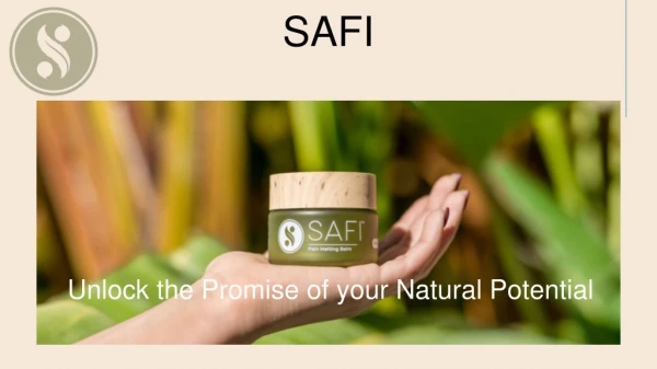 Safi Cbd daily products