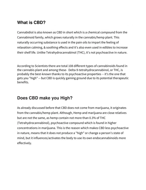 What is Cannabinoids, How it can be useful?