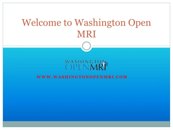 Welcome to Washington Open MRI