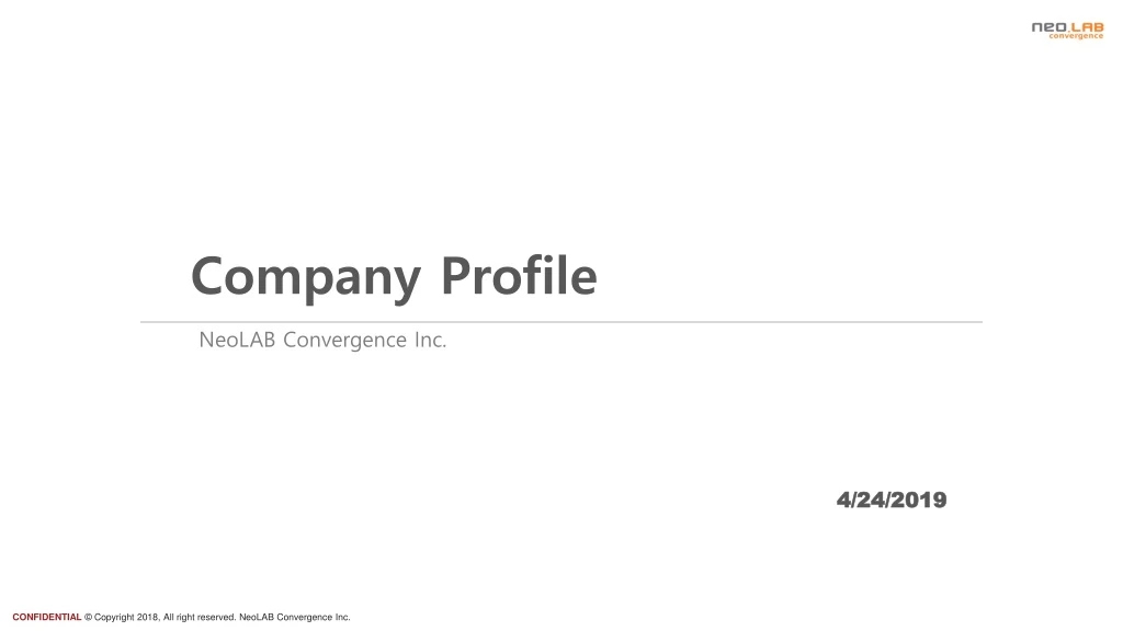 company profile