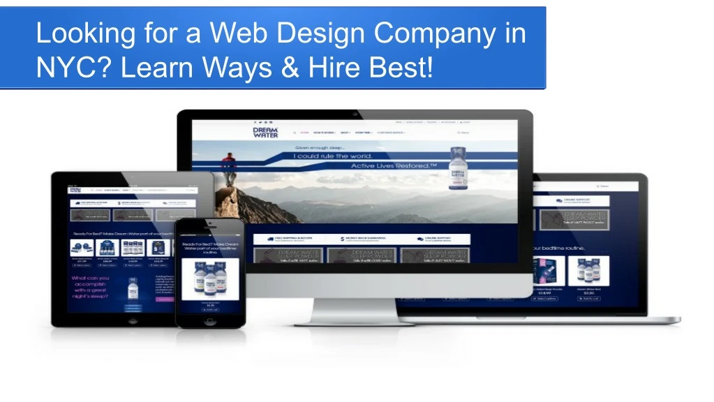 looking for a web design company in nyc learn
