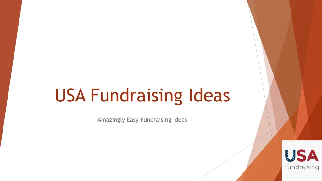 usa fundraising ideas
