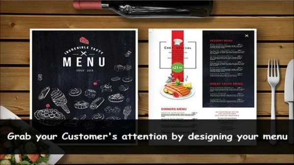 Capture Your Customer’s Mind with Best Menu Design