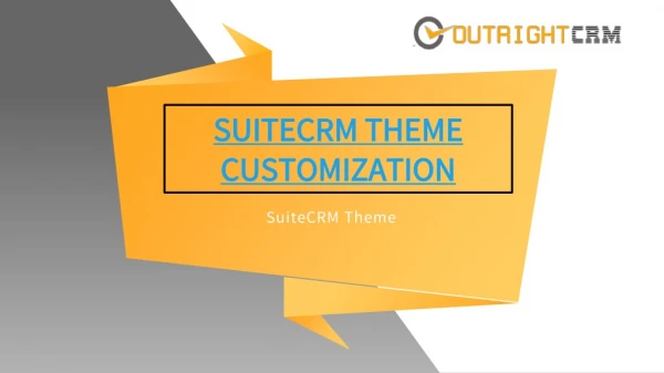 SuiteCRM Theme Customization