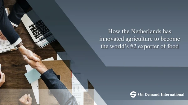 Start a Business in the Agriculture and Food Sector of the Netherlands