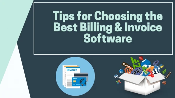 Tips for Choosing the Best Billing & Invoice Software