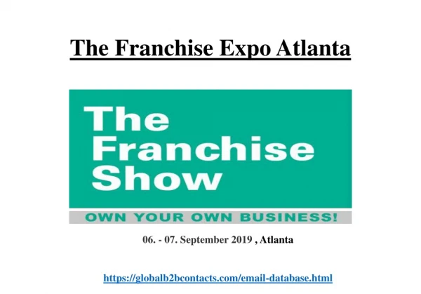 The Franchise Expo Atlanta