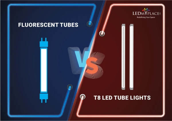 Energy-Efficient T8 LED Tube Lights For Garage Lighting