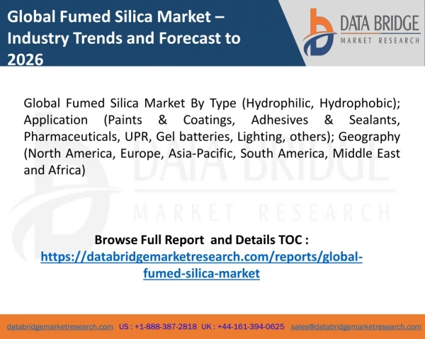 Global Fumed Silica Market