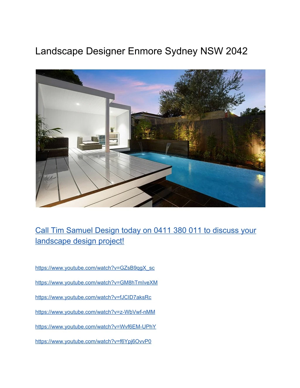 landscape designer enmore sydney nsw 2042