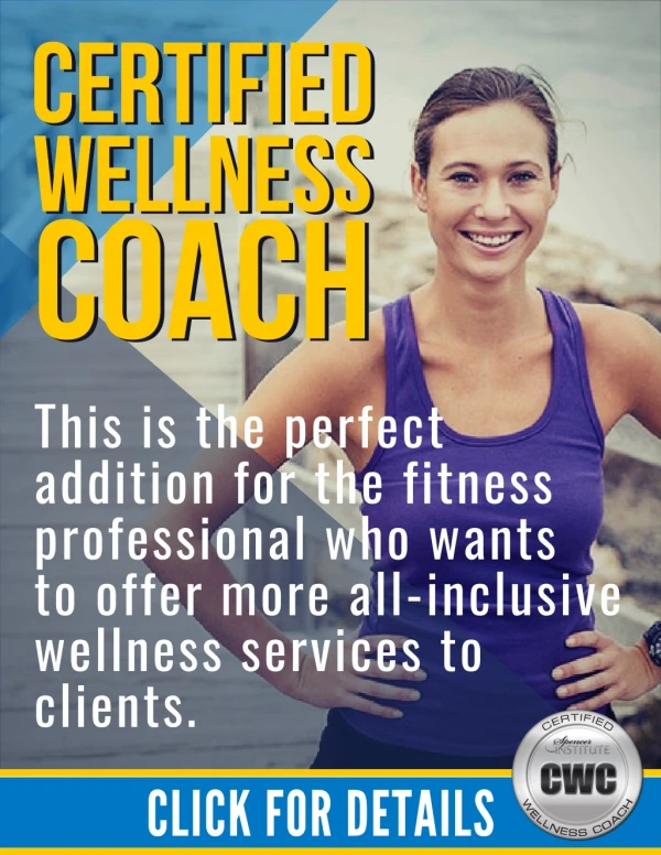 Wellness Coach Certification from Spencer Institute
