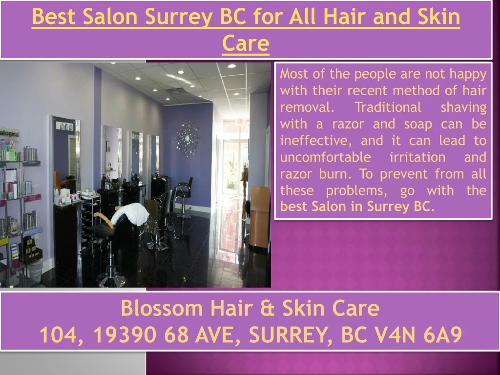 best salon surrey bc for all hair and skin care