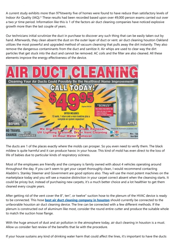 10 Sites To Help You Become An Expert In Best Air Duct Cleaning Company In Houston