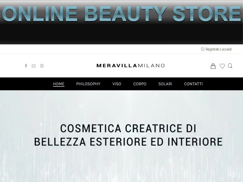 online beauty store
