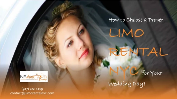 How to Choose a Proper LIMO RENTAL NYC for Your Wedding Day