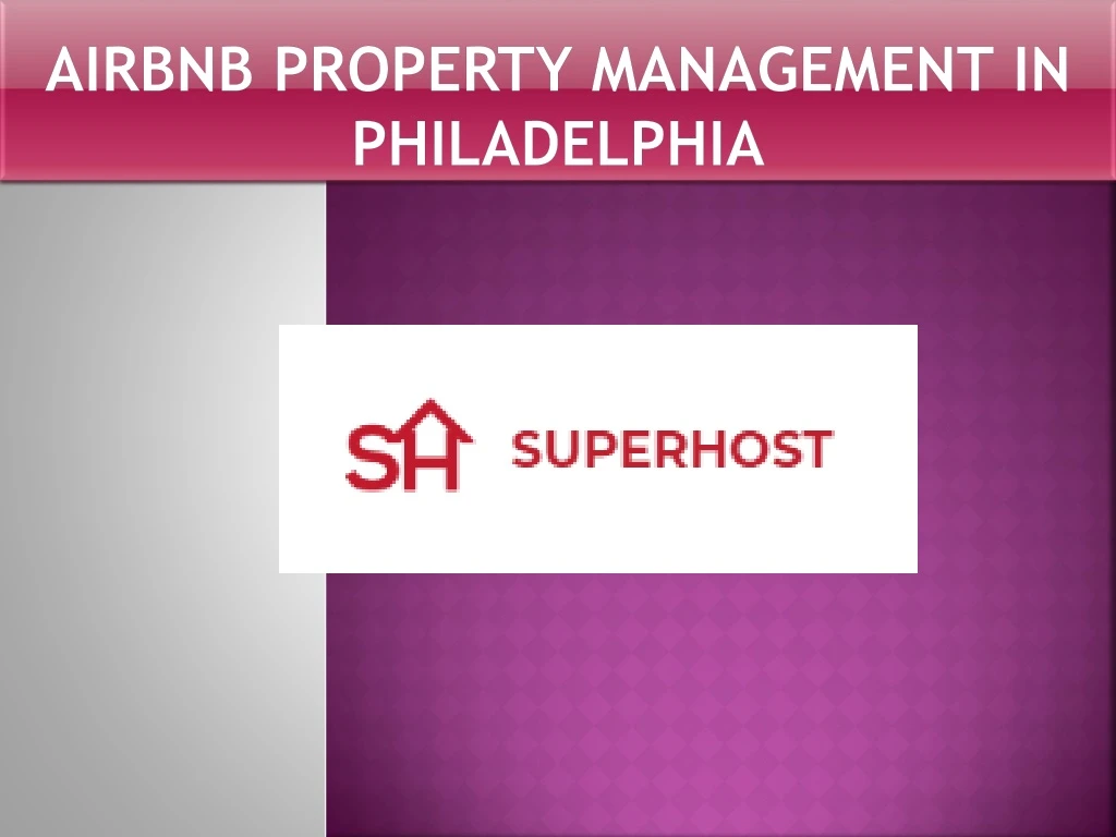 airbnb property management in philadelphia