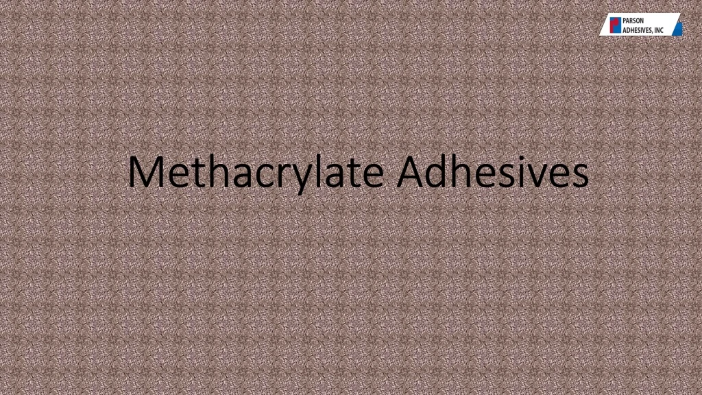 methacrylate adhesives