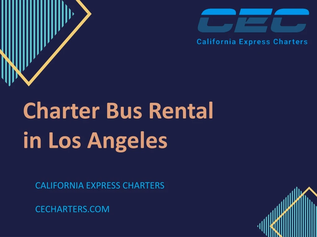 charter bus rental in los angeles